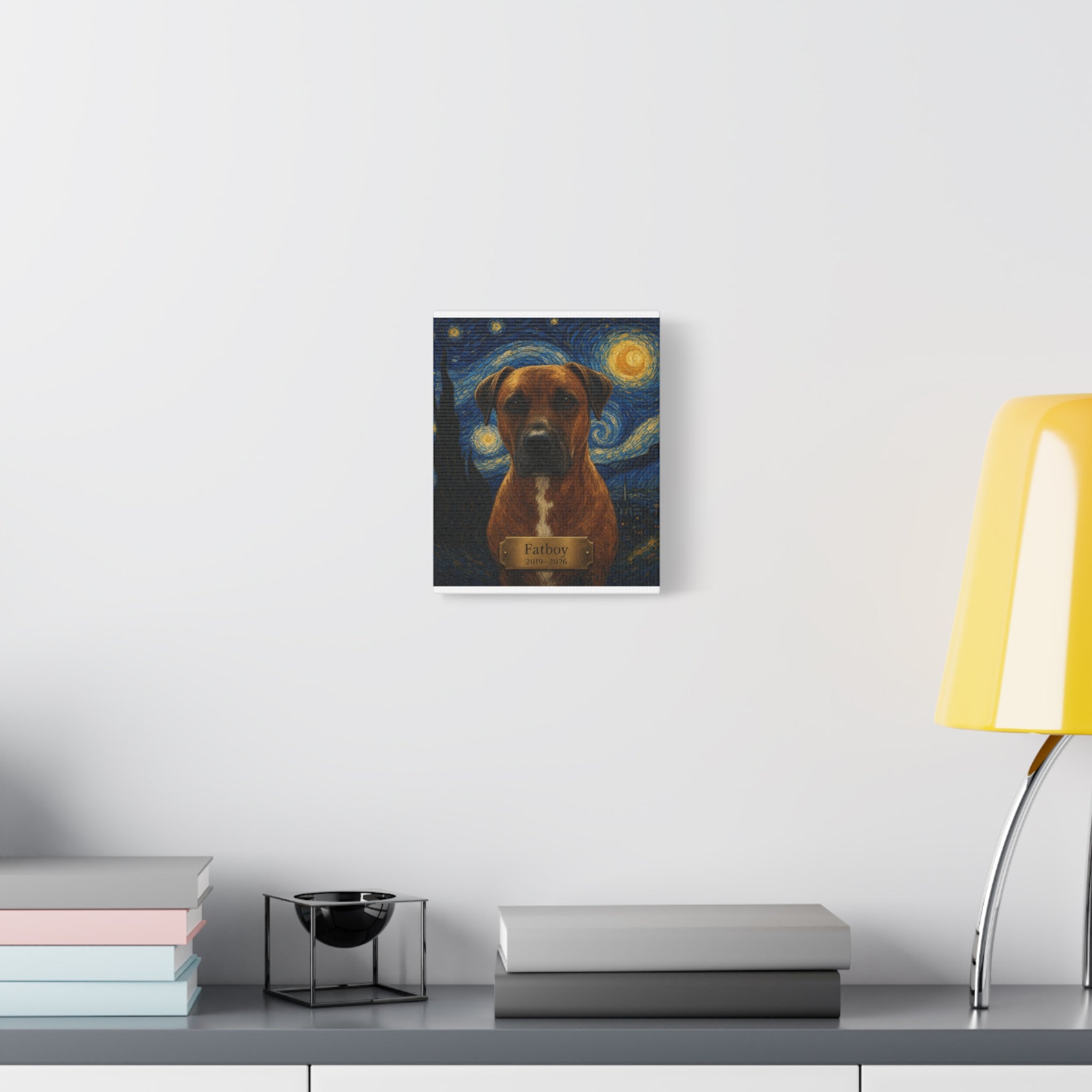Personalized Pet Memorial Canvas Portrait