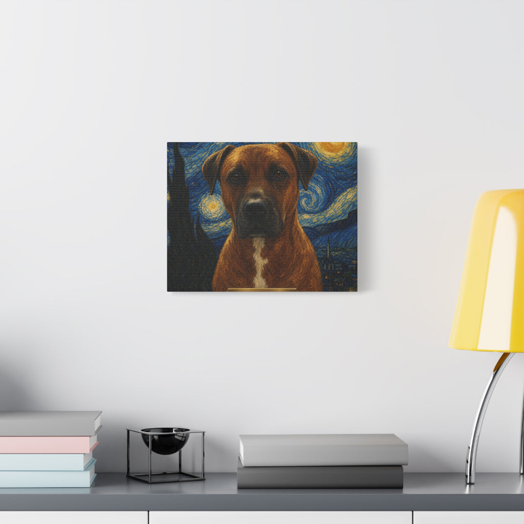 Personalized Pet Memorial Canvas Portrait