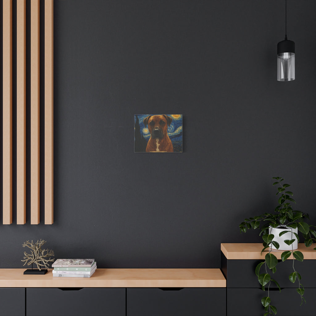 Personalized Pet Memorial Canvas Portrait